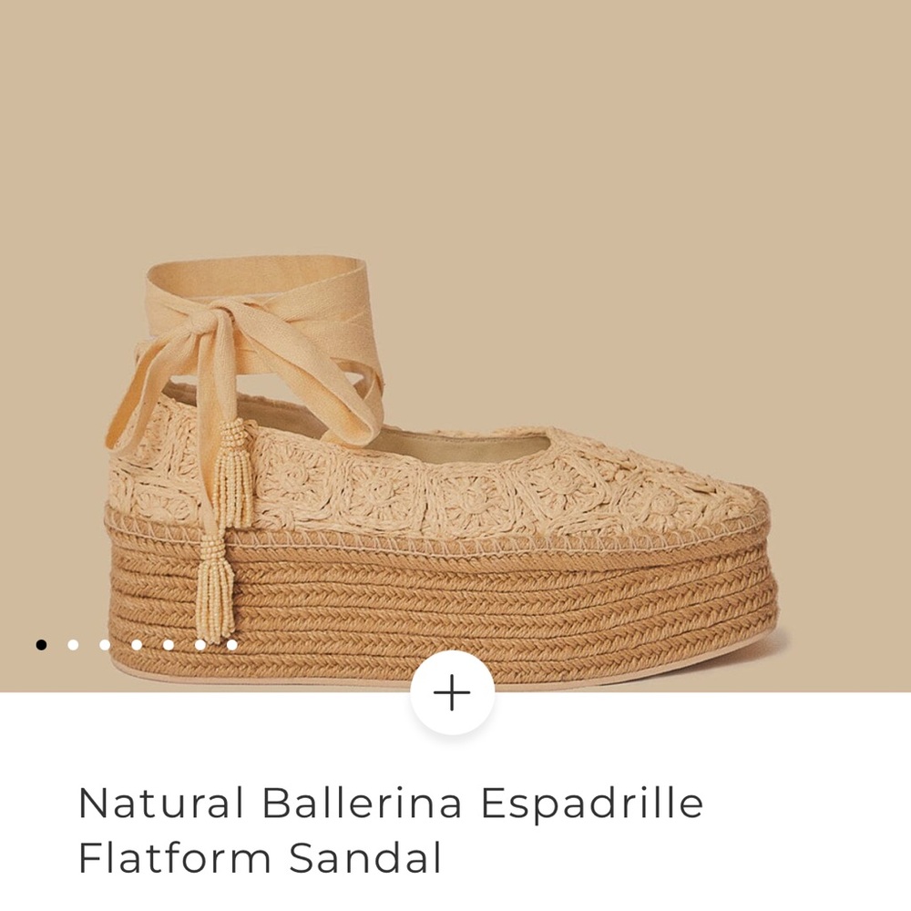 FARM Rio Tan Espadrille Platform Sandals